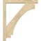 Ekena Millwork Imperial Block Rough Sawn Bracket w/ Offset Brace, Douglas Fir, 4"W x 24"D x 28"H BKT0402X24X28IMP05RDF - alternate 2